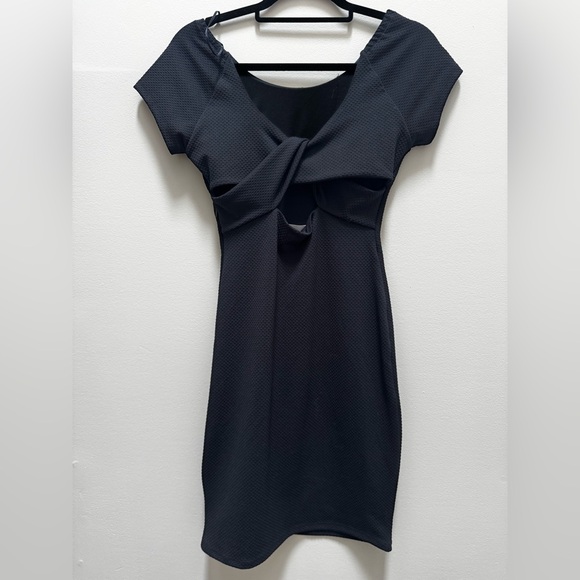 Michael Kors Black Twist back Dress - Picture 1 of 5